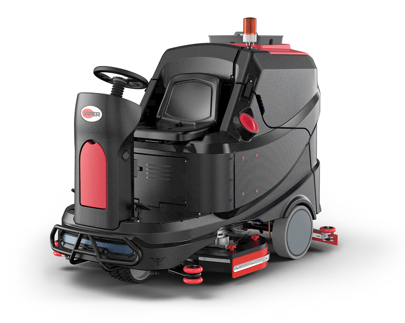 Viper AS1050R ride-on scrubber dryer for industrial floor cleaning hire and demo Northampton