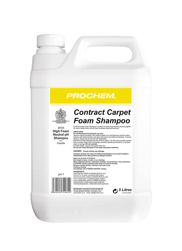 B103-05 Contract Carpet Foam Shampoo