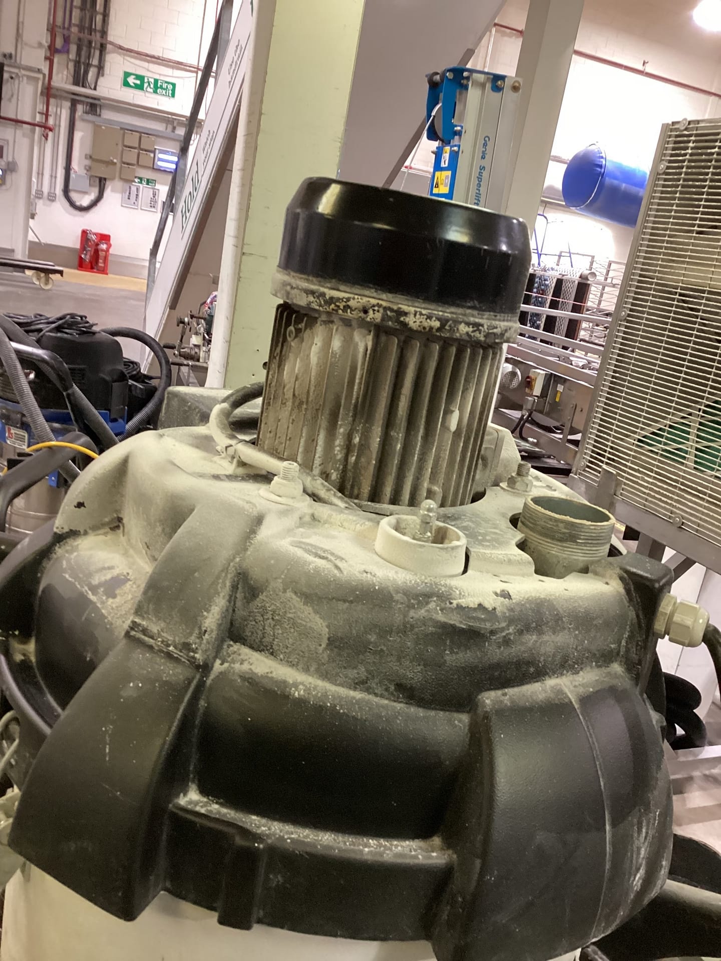 ATEX industrial vacuum being serviced by R&S Industrial Cleaning Equipment